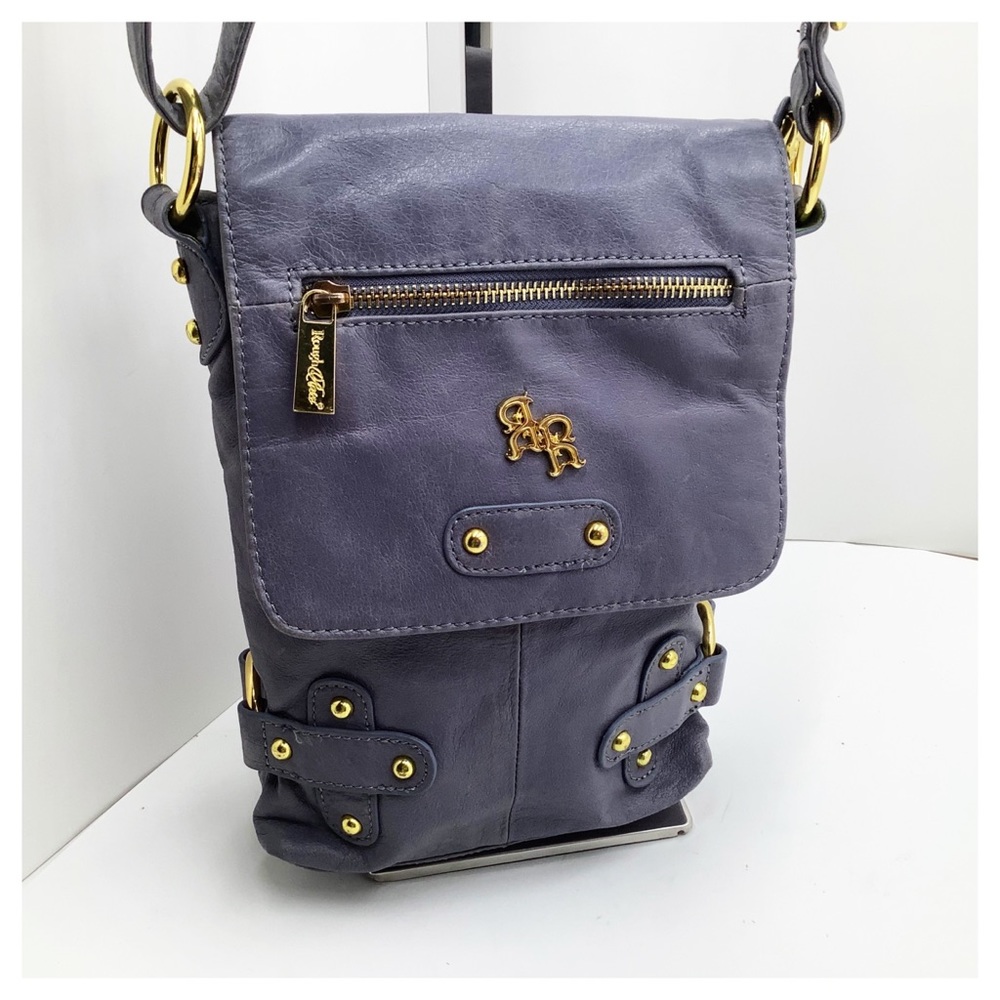 {Rough Roses} Leather Cross Body Bag